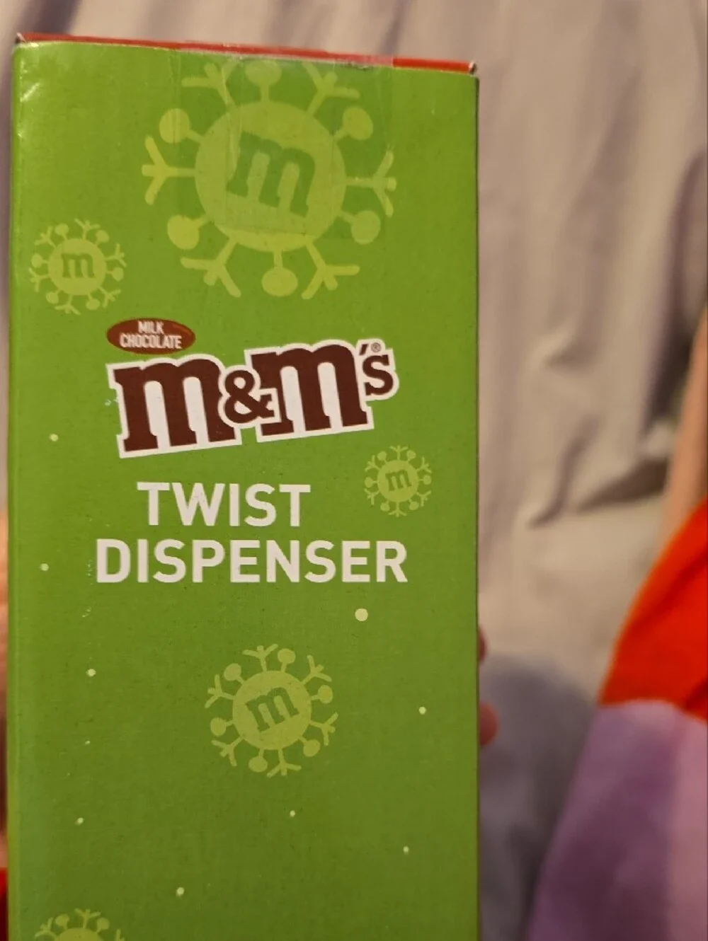 M&M'S Red Twist‎ Candy Dispenser with Character Graphic